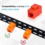 52Pi Blank Keystone Patch Panel with Jacks, 10inch 12 Port Cable Management Rack for DeskPi Rackmate T0/T1/T2 Server Cabinets