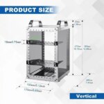 52Pi TT Rackmount, DeskPi Mini Server Cabinet for Network, Servers, Audio, and Video Equipment