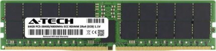 64GB RAM Replacement for Micron MTC40F2046S1RC48BA1 | DDR5 4800MHz PC5-38400 ECC RDIMM 2Rx4 Server Memory