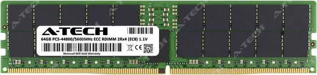 64GB RAM Replacement for Samsung M321R8GA0PB0-CWM | DDR5 5600MHz PC5-44800 ECC RDIMM 2Rx4 Server Memory