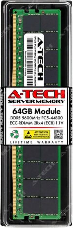 64GB RAM Replacement for Samsung M321R8GA0PB0-CWM | DDR5 5600MHz PC5-44800 ECC RDIMM 2Rx4 Server Memory