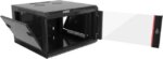 6U Wall Mount Server Rack Computer Cabinet Locking Network Enclosure for Av Audio Video Electronics Networking Equipment Data Cabinet