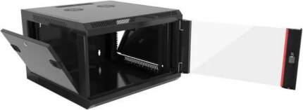 6U Wall Mount Server Rack Computer Cabinet Locking Network Enclosure for Av Audio Video Electronics Networking Equipment Data Cabinet