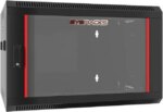 6U Wall Mount Server Rack Computer Cabinet Locking Network Enclosure for Av Audio Video Electronics Networking Equipment Data Cabinet