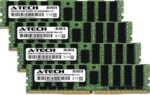A-Tech 128GB (4x32GB) 4Rx4 PC4-17000 DDR4 2133 MHz ECC LRDIMM Load Reduced DIMM 288-Pin 4DRx4 Quad Rank x4 Server RAM Memory Upgrade Kit