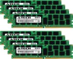 A-Tech 1TB (8x128GB) 2S4Rx4 (8Rx4 3DS) PC4-21300L DDR4 2666 MHz ECC LRDIMM Load Reduced DIMM 288-Pin Octal Rank x4 3DS/TSV Server & Workstation RAM