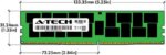 A-Tech 1TB (8x128GB) 2S4Rx4 (8Rx4 3DS) PC4-21300L DDR4 2666 MHz ECC LRDIMM Load Reduced DIMM 288-Pin Octal Rank x4 3DS/TSV Server & Workstation RAM