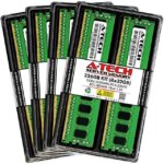 A-Tech 256GB (8x32GB) 1Rx4 PC4-25600R DDR4 3200 MHz ECC RDIMM Registered DIMM 288-Pin Single Rank x4 Server & Workstation RAM Memory Upgrade Kit