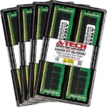 A-Tech 256GB (8x32GB) 2Rx4 PC4-17000R DDR4 2133 MHz ECC RDIMM Registered DIMM 288-Pin Dual Rank x4 Server & Workstation RAM Memory Upgrade Kit
