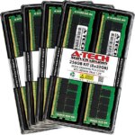 A-Tech 256GB (8x32GB) 2Rx4 PC4-21300R DDR4 2666 MHz ECC RDIMM Registered DIMM 288-Pin Dual Rank x4 Server & Workstation RAM Memory Upgrade Kit