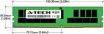 A-Tech 256GB (8x32GB) 2Rx4 PC4-21300R DDR4 2666 MHz ECC RDIMM Registered DIMM 288-Pin Dual Rank x4 Server & Workstation RAM Memory Upgrade Kit