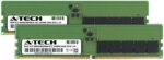 A-Tech 32GB (2x16GB) 1Rx8 PC5-38400E DDR5 4800 MHz ECC UDIMM Unbuffered DIMM 288-Pin Single Rank x8 Server & Workstation RAM Memory Upgrade Kit