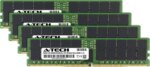 A-Tech 384GB Kit (4 x 96GB) DDR5 5600MHz EC8 RDIMM PC5-44800 ECC Registered 2Rx4 CL40 1.1V 288-Pin Server Workstation RAM Memory Modules