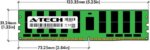 A-Tech 512GB (8x64GB) 4Rx4 PC4-19200L DDR4 2400 MHz ECC LRDIMM Load Reduced DIMM 288-Pin 4DRx4 Quad Rank x4 Server RAM Memory Upgrade Kit
