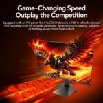 ABS Gaming Monitor 27" 180Hz Fast IPS QHD (2560x1440) 1ms VESA DisplayHDR 400, FreeSync,DCI-P3 95% GQ271NE