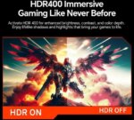 ABS Gaming Monitor 27" 180Hz Fast IPS QHD (2560x1440) 1ms VESA DisplayHDR 400, FreeSync,DCI-P3 95% GQ271NE