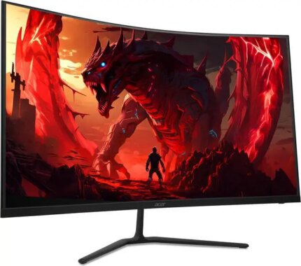 Acer 31.5" 180 Hz VA QHD Gaming Monitor 1ms (VRB) FreeSync (AMD Adaptive Sync) Curved Nitro ED323QU P1bmiipx