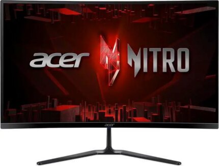 Acer Nitro Gaming Monitor 27" 280Hz Curved Full HD with AMD FreeSync Premium Technology 1ms with both Display Port and HDMI Port ED270 Zbmiipx