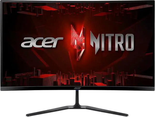 Acer Nitro Gaming Monitor 27" 280Hz Curved Full HD with AMD FreeSync Premium Technology 1ms with both Display Port and HDMI Port ED270 Zbmiipx