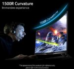 Acer Nitro Gaming Monitor 27" 280Hz Curved Full HD with AMD FreeSync Premium Technology 1ms with both Display Port and HDMI Port ED270 Zbmiipx
