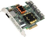 Adaptec 2258600-R PCI-Express x8 Serial ATA/300, Serial Attached SCSI 20-Port Serial ATA/SAS RAID Controler