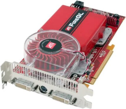 AMD FireGL V7200 100-505147 256MB 256-bit GDDR3 PCI Express x16 Graphics Card