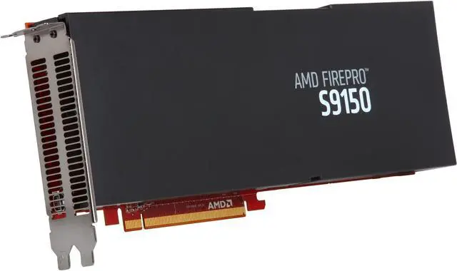 AMD FirePro S9150 100-505884 16GB 512-bit GDDR5 PCI Express 3.0 x16 Full-height, full-length, dual-slot width Graphics Card
