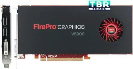 AMD FirePRO V5900 2GB GDDR5 PCI-E x16 2.1 Professional Workstation Computer Video Graphics Card Adapter 102C2030300