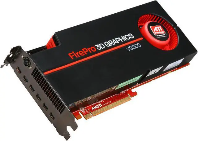 AMD FirePro V9800 100-505602 4GB 256-bit GDDR5 PCI Express 2.1 x16 CrossFire Supported Graphics Card