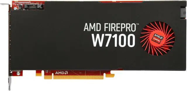 AMD FirePro W7100 100-505975 8GB 256-bit GDDR5 PCI Express 3.0 x16 CrossFire Supported Full height/full length Graphics Card