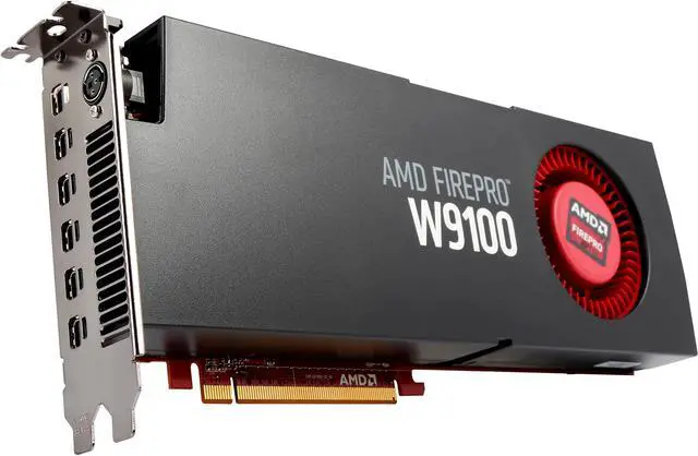 AMD FirePro W9100 100-505989 32GB 512-bit GDDR5 PCI Express 3.0 x16 Graphics Card
