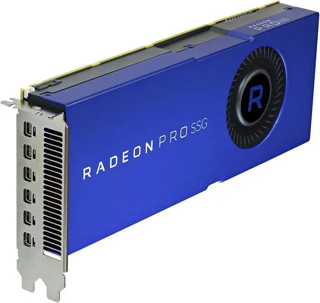 AMD Radeon Pro SSG 100-506014 16GB + 2TB 2048-bit HBM2 + SSG CrossFire Supported Graphics Card