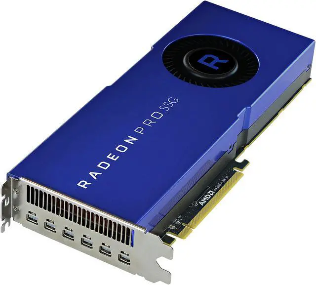 AMD Radeon Pro SSG 100-506014 16GB + 2TB 2048-bit HBM2 + SSG CrossFire Supported Graphics Card