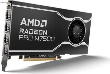 AMD Radeon Pro W7500 100-300000078 8GB 128-bit GDDR6 PCI Express 4.0 x8 Graphics Card