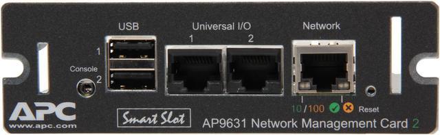 APC AP9631 UPS Network Management Card 2 with Environmental Monitoring