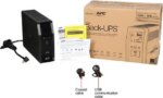 APC BR1350MS Back-UPS Pro, 1350VA/810W, Tower, 120V, 10x NEMA 5-15R outlets, Sine Wave, AVR, USB Type A + C ports, LCD, User Replaceable Battery -