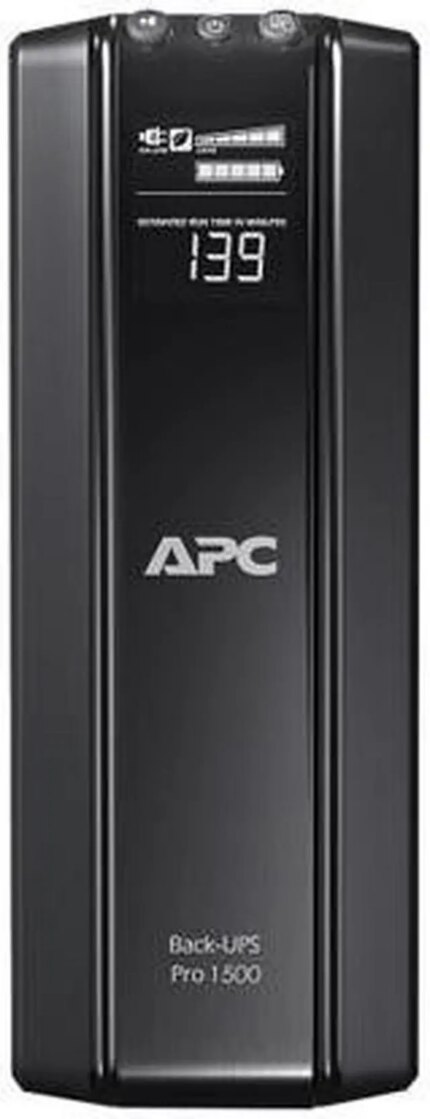 APC BR1500GI Back-UPS RS 500VA Tower UPS - Tower - 8 Hour Recharge - 230 V AC Output - Stepped Sine Wave - Serial Port - 12 x Battery/Surge Outlet