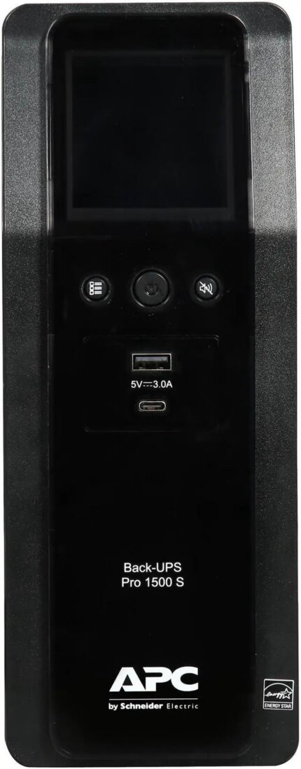 APC BR1500MS 1500 VA SineWave 10 Outlets 2 USB Charging Ports Back-UPS Pro Battery Backup, Replaces BR1500G