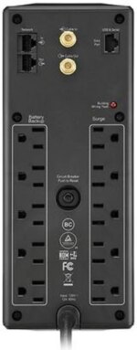 APC BX1500M Back-UPS Pro, 1500VA, Tower, 120V, 10 NEMA 5-15R outlets, AVR, LCD - Tower - 16 Hour Recharge - 3 Minute Stand-by -120 V Input-120 V AC
