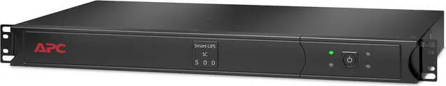 APC by Schneider Electric Smart-UPS 500VA Rack-mountable UPS SC500RM1U