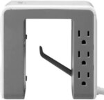 APC Desk Mount Power Station, 6 Outlet U-Shaped Surge Protector, 1080 Joule of Surge Protection with 4 USB A Charging Ports (PE6U4W)