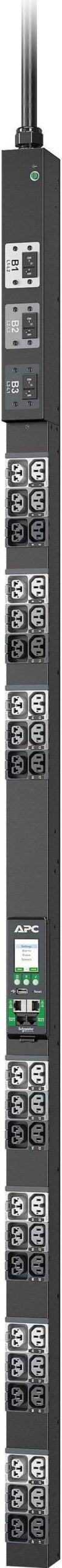 APC NetShelter Rack PDU Advanced, Metered, 3Phase, 8.6kW, 208V 30A APDU10351ME