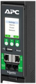 APC NetShelter Rack PDU Advanced, Metered, 3Phase, 8.6kW, 208V 30A APDU10351ME
