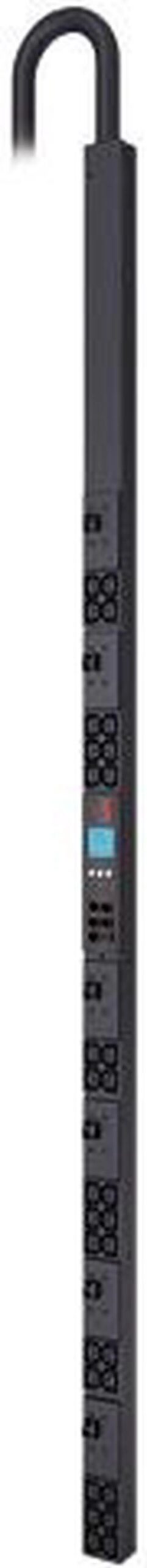 APC Rack Mount PDU, Metered 208V/60A Three-Phase PDU, (30) Outlets, 0U Vertical Rackmount (AP8867)