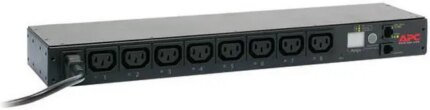 APC Rack PDU, Switched, 1U, 12A/208V, 10A/230V, (8)C13