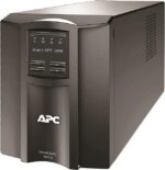 APC SMT1000C Smart-UPS, Line Interactive, 1000VA, Tower, 120V, 8x NEMA 5-15R outlets, SmartConnect Port+SmartSlot, AVR, LCD