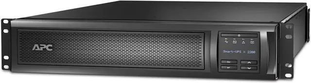 APC SMX2200RMLV2U Smart-UPS X, Line Interactive, 2200VA, Rack/tower convertible 2U, 100V-127V, 6x 5-15R+2x 5-20R NEMA, SmartSlot, Extended runtime