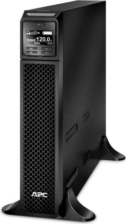 APC SRT1500XLA Smart-UPS On-Line, 1500VA, Tower, 120V, 6x 5-15R NEMA outlets, SmartSlot, Extended runtime, W/O rail kit - Rack-mountable - 3 Hour