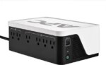 APC UPS Battery Backup, 500VA Backup Battery with 4 Outlets, Type C USB Charging , BE500G3 Back-UPS