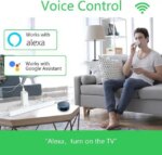 Apone Smart Power Strip with USB Surge Protector Bar with 4 Smart Outlets and 4 USB Ports 6Ft Extension Cord,Works with Alexa and Google Home Timer &